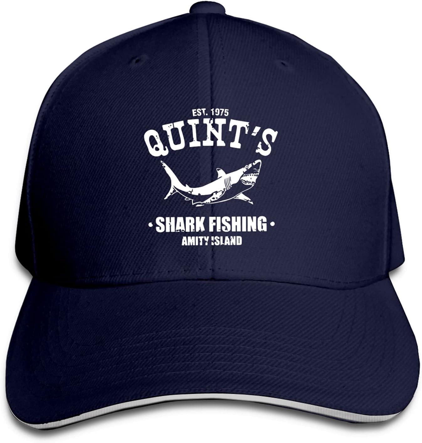 Quints Shark Fishing Jaws Adjustable Baseball Cap Men Women's Cap Boy