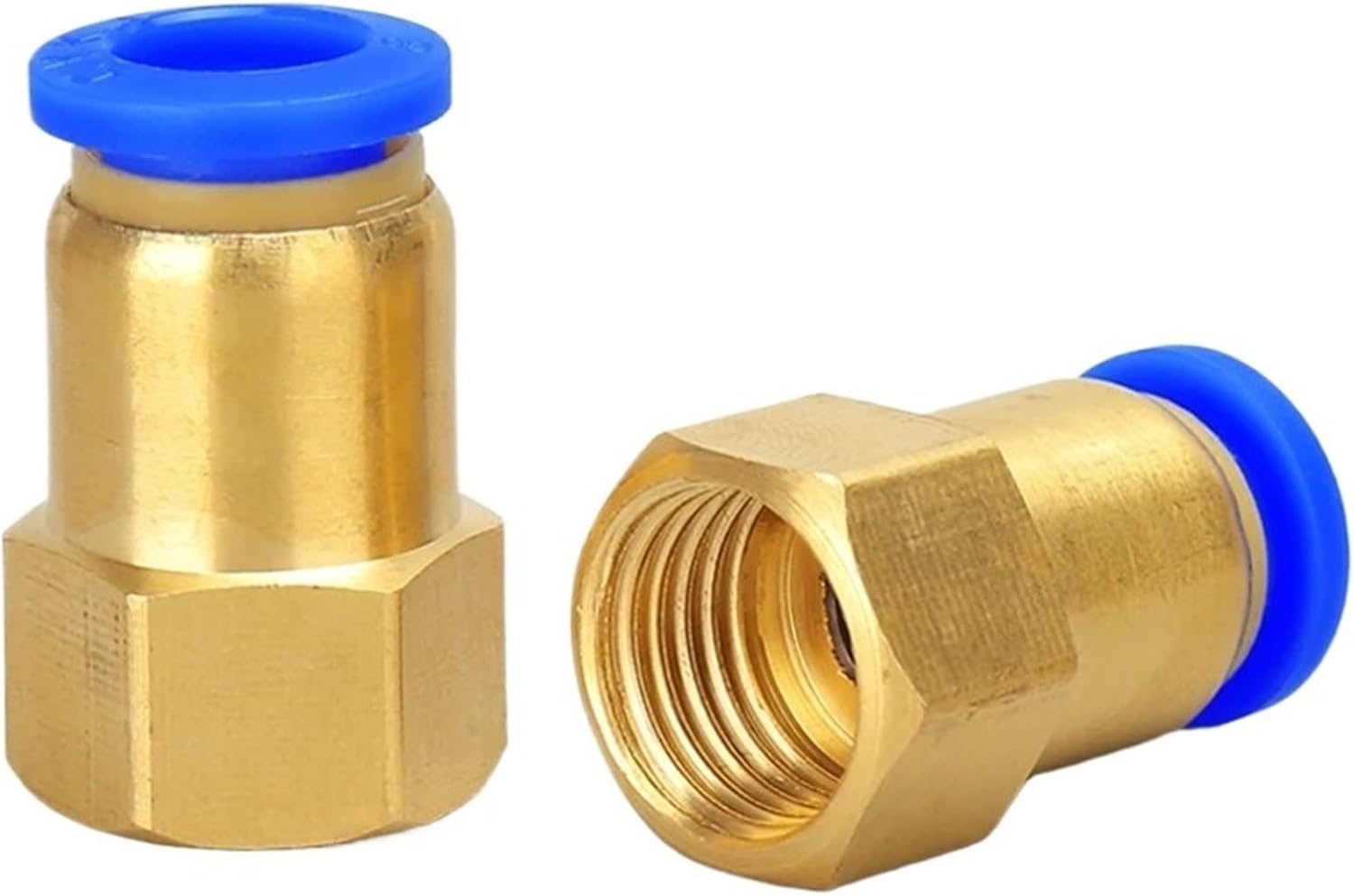 Air Pipe Fitting 10mm 12mm 8mm 6mm Hose Tube 1/8" 3/8" 1/2" BSPT 1/4" Female Thread Brass Pneumatic Connector Quick Joint Fitting(2.8)