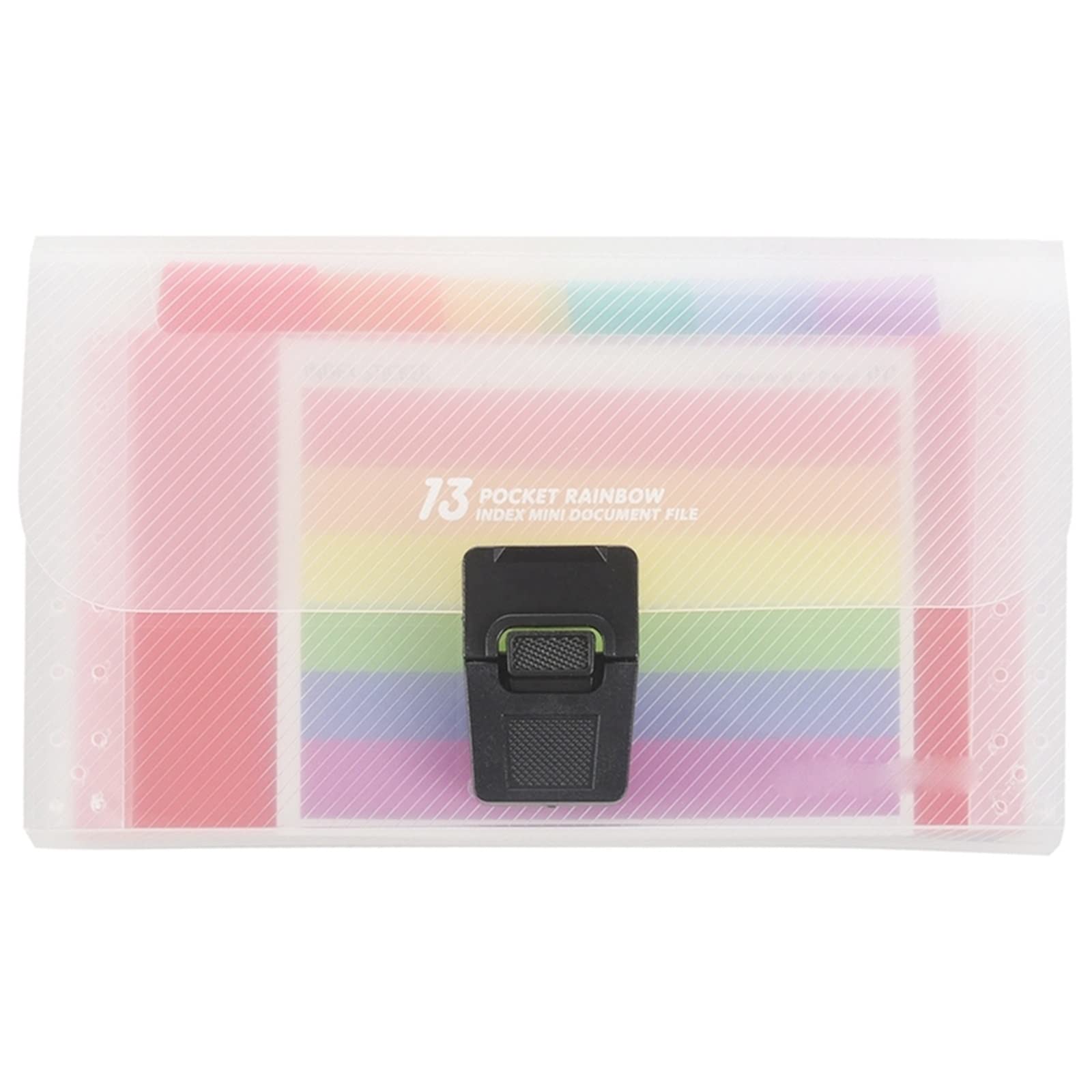 Organizador de archivos en acordeón de plástico, Organizador de archivos acordeón plástico Carpeta expandible Almacenamiento documentos multicapa Rojo