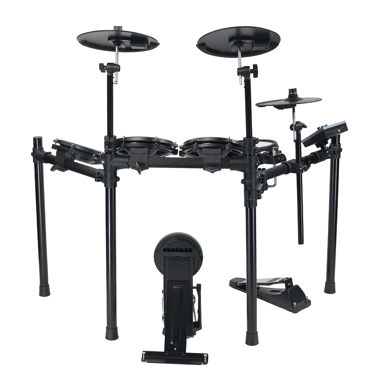 Kadence Professional 8 piece Electronic Drum Set, Electric Drum Set with 4 Quiet Mesh Drum Pads, Cymbals, Snare, Drum Module, Headphones, DrumSticks, Kick Pedal (MD200S Generation 2025) - Image 5 thumbnail