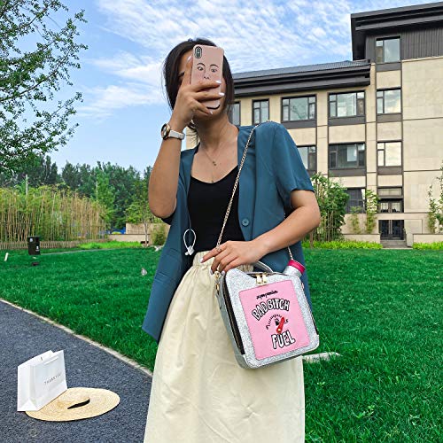 Bolso bandolera de mujer con lentejuelas miniatura 2