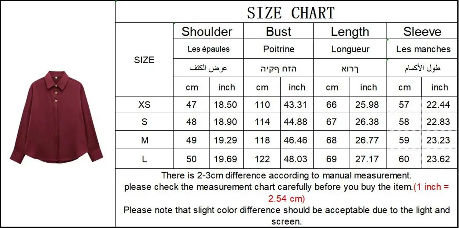 Camicette da donna primavera estate ufficio lavoro top business casual sottile manica lunga oversize camicie