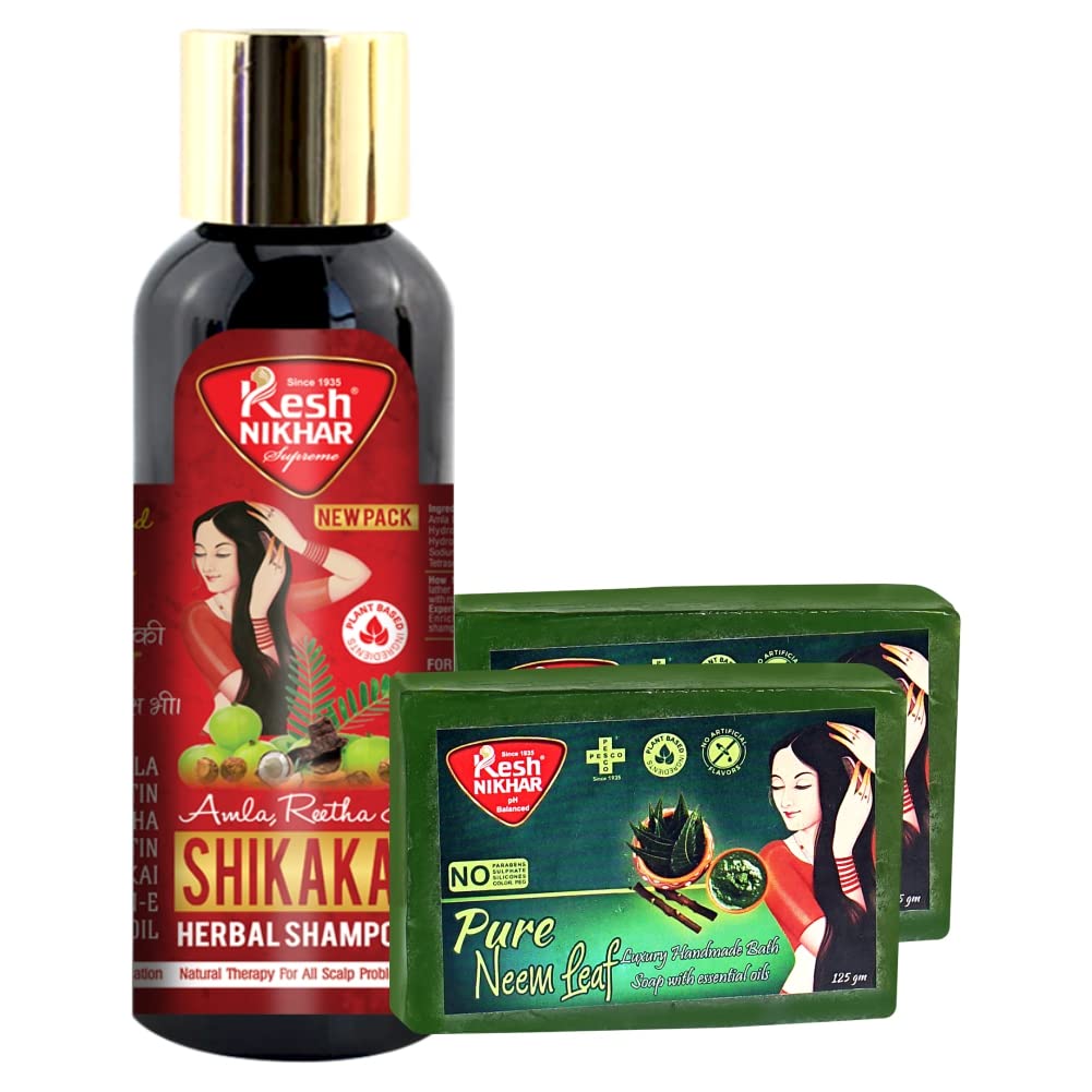 Buy Kesh Nikhar Amla Reetha Shikakai Shampoo Natural Therapy For All