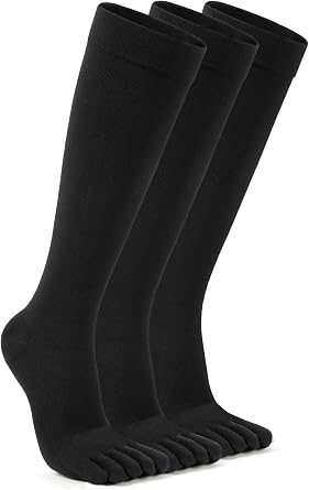 Compression Toe Socks for Men and Women 15-20 mmHg for Long Hours Standing