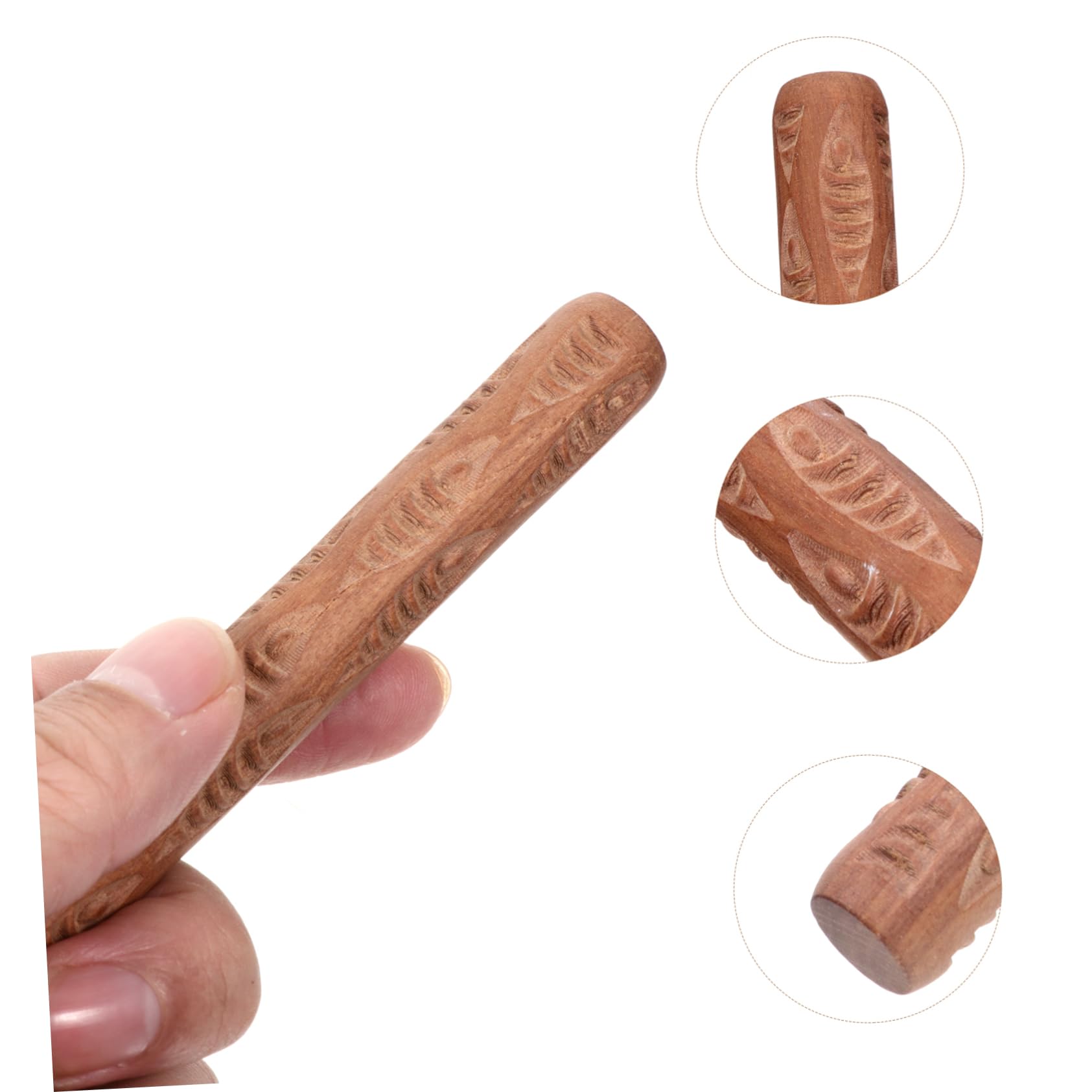 OSALADI 3stücke Druckrolle Für Keramik Handroller Mit Fischmuster Werkzeug Für Töpferarbeiten Und -projekte