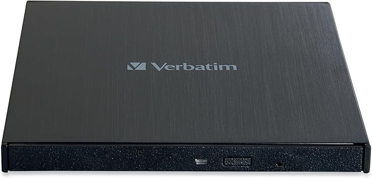 Amazon.com: Verbatim External Slimline CD DVD Blu-Ray Writer USB 3.2 ...