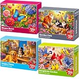 Large Piece Puzzles for Dementia Seniors - 100 Piece Puzzles for Adults