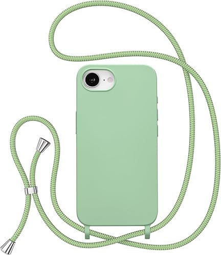 Miniatura 361 de ZTOFERA Funda para iPhone 13 Pro con correa, funda cruzada para teléfono con cordón ajustable para el cuello para el hombro, silicona suave a prueba