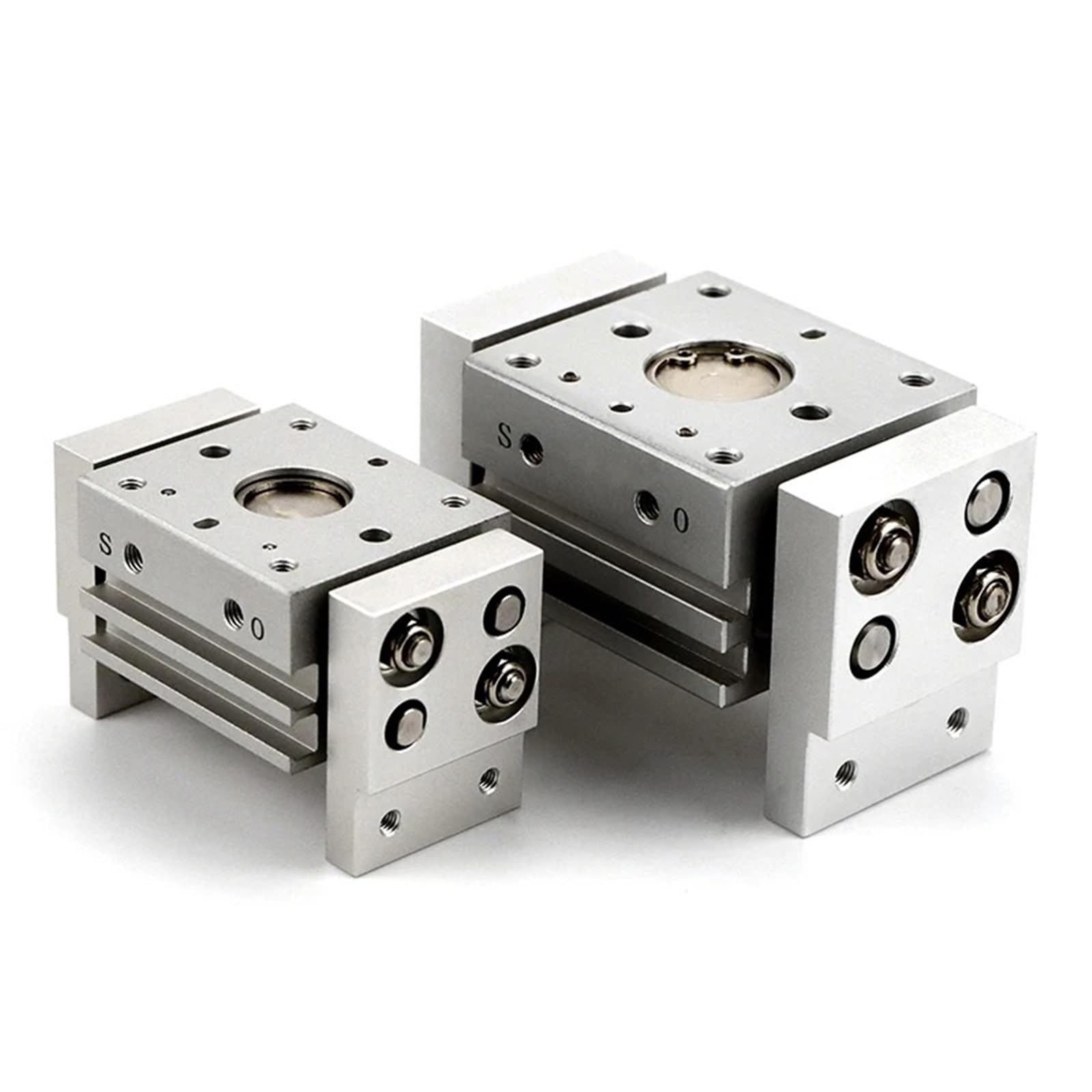 Pince pneumatique MHL2 double effet mécanique pour serrage industriel précis