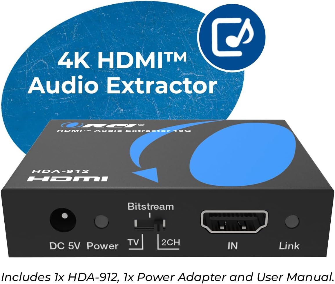OREI HDA-912 HDMI Audio Extractor front panel