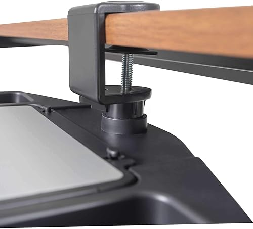 Miniatura 5 de Stand Up Desk Store - Bandeja giratoria de 360 grados con almacenamiento para escritorios y mesas de hasta 1.5 pulgadas de grosor