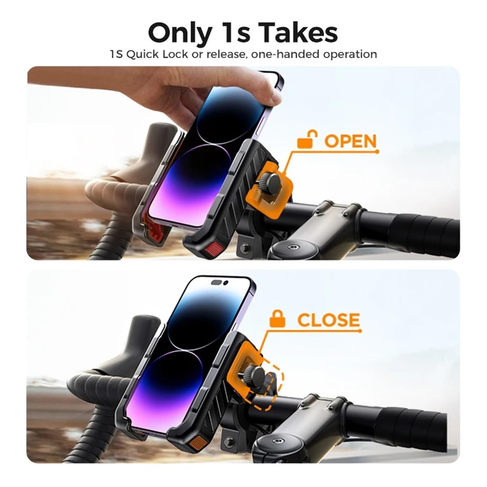 自転車用携帯電話マウント オートバイ用携帯電話マウント バイク電話ホルダー Amazon | スマホホルダー バイク用 自転車用電話ホルダー ユニバーサル