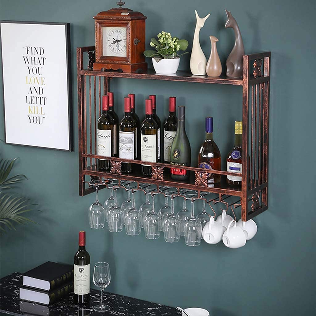 Casier à vin mural parfait pour créer un coin bar à la maison