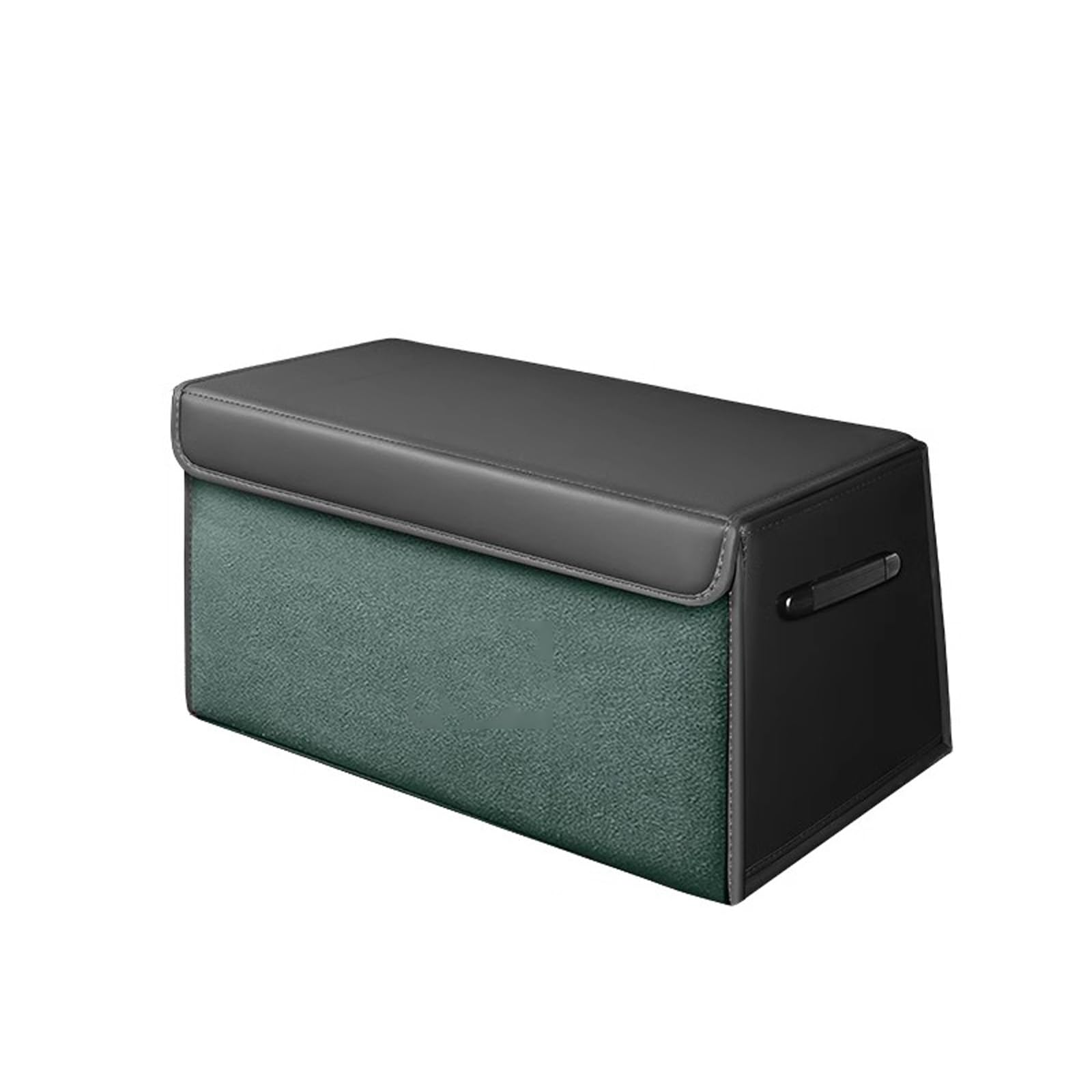 FYIYIEW car boot organiser, Trunk Organizer for SUV, Foldable Leather Car with Lid and Sturdy Handle