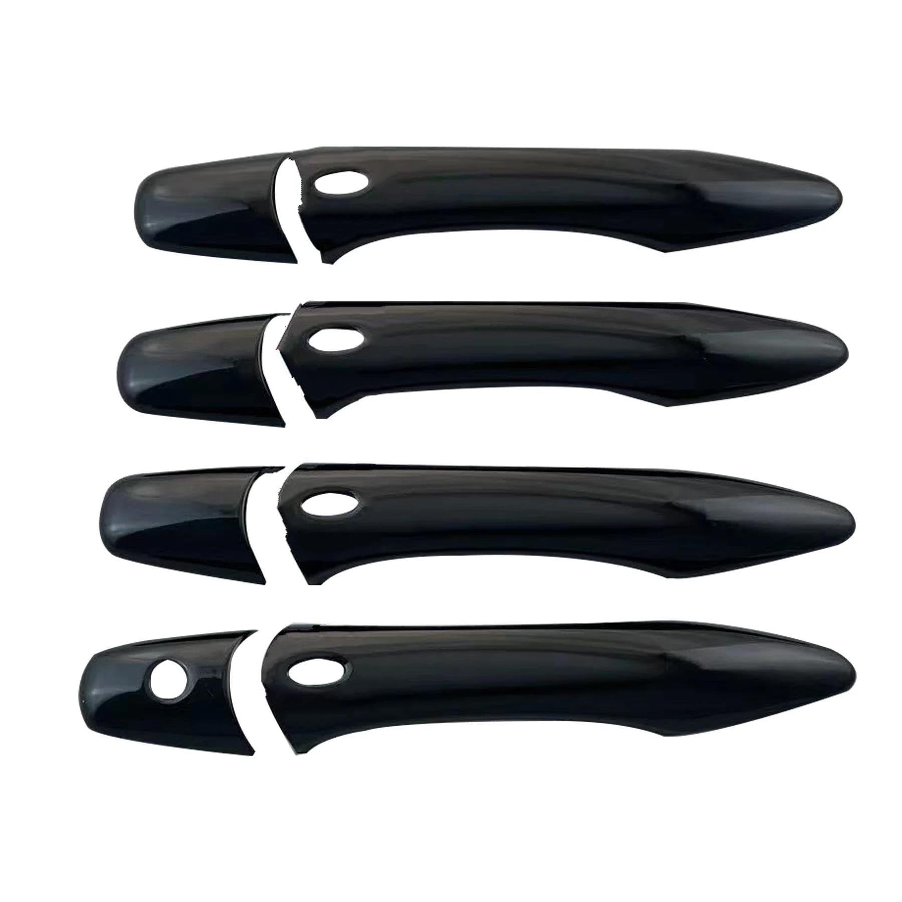 Kjhopy Style 2 Gloss Black Carbon Car Accessory Door Handle Cover Trim Paste Style For Infiniti Ex35 Ex37 Fx35 Fx37 Fx50 2008-2013(Style 2)