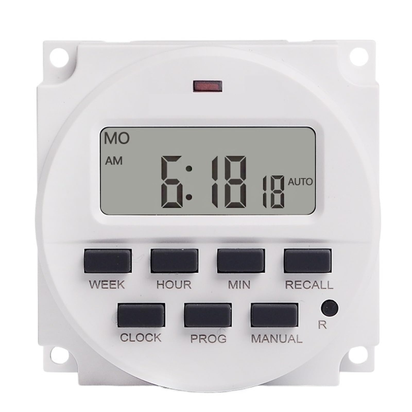 1.6 Inch Digital 220V 230V AC 7 Days Programmable Timer Switch With Listed Relay Inside And Countdown Function(220V AC)