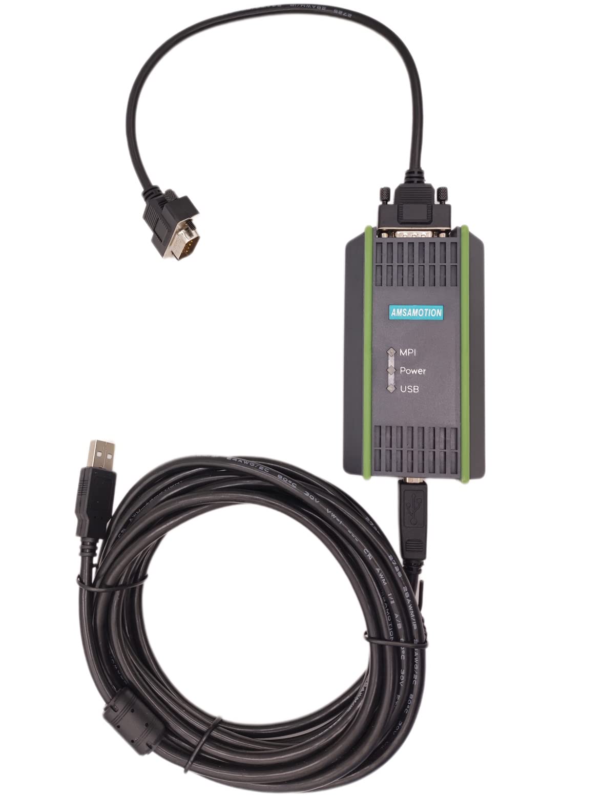 DCYNXC Compatible with Siemens PLC Programming Cable S7-200/300/400 Data Download Line 6ES7972-0CB20-0XA0,USB/MPI PC Adapter USB Cable for Siemen S7-200/300/400 PLC MPI/DP/PPI Programming Cable 16ft