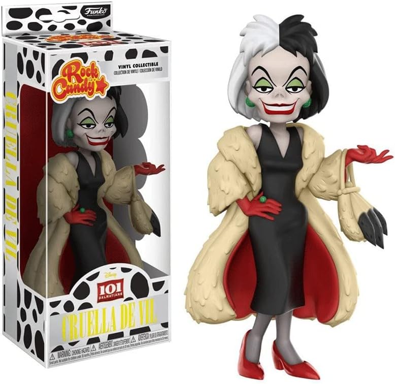 Funko Rock Candy: Disney - Cruella De Vil Collectible Vinyl Figure