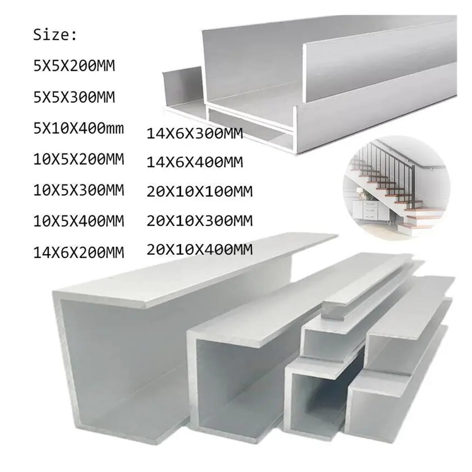 LED Alu U-Profil AL-PU2 7mm mit Abdeckung 2m kaufen LED Alu U-Profil AL-PU2 7mm mit Abdeckung 2m kaufen