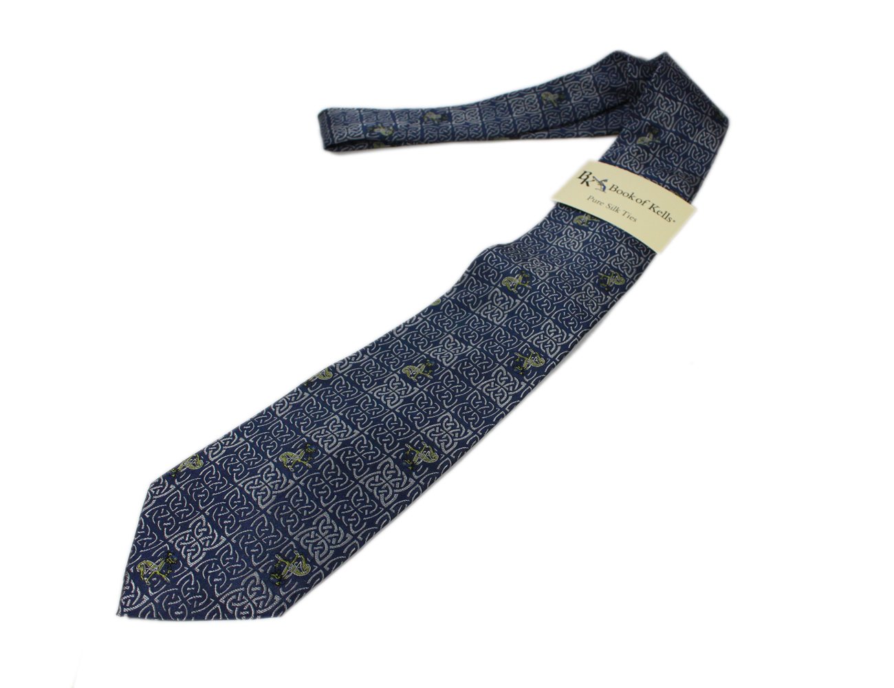 Patrick Francis Men's Irish Tie Book of Kells 100% Silk Made in Ireland - Multi - One size
