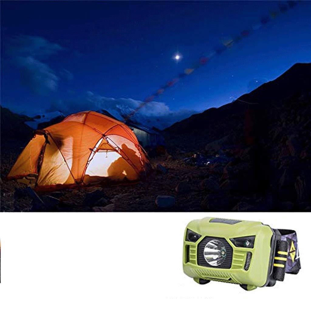 Stirnlampe, Stirnlampe, Taschenlampe mit weißem Licht und Reiseetui, super heller Scheinwerfer für Wandern, Laufen, Camping