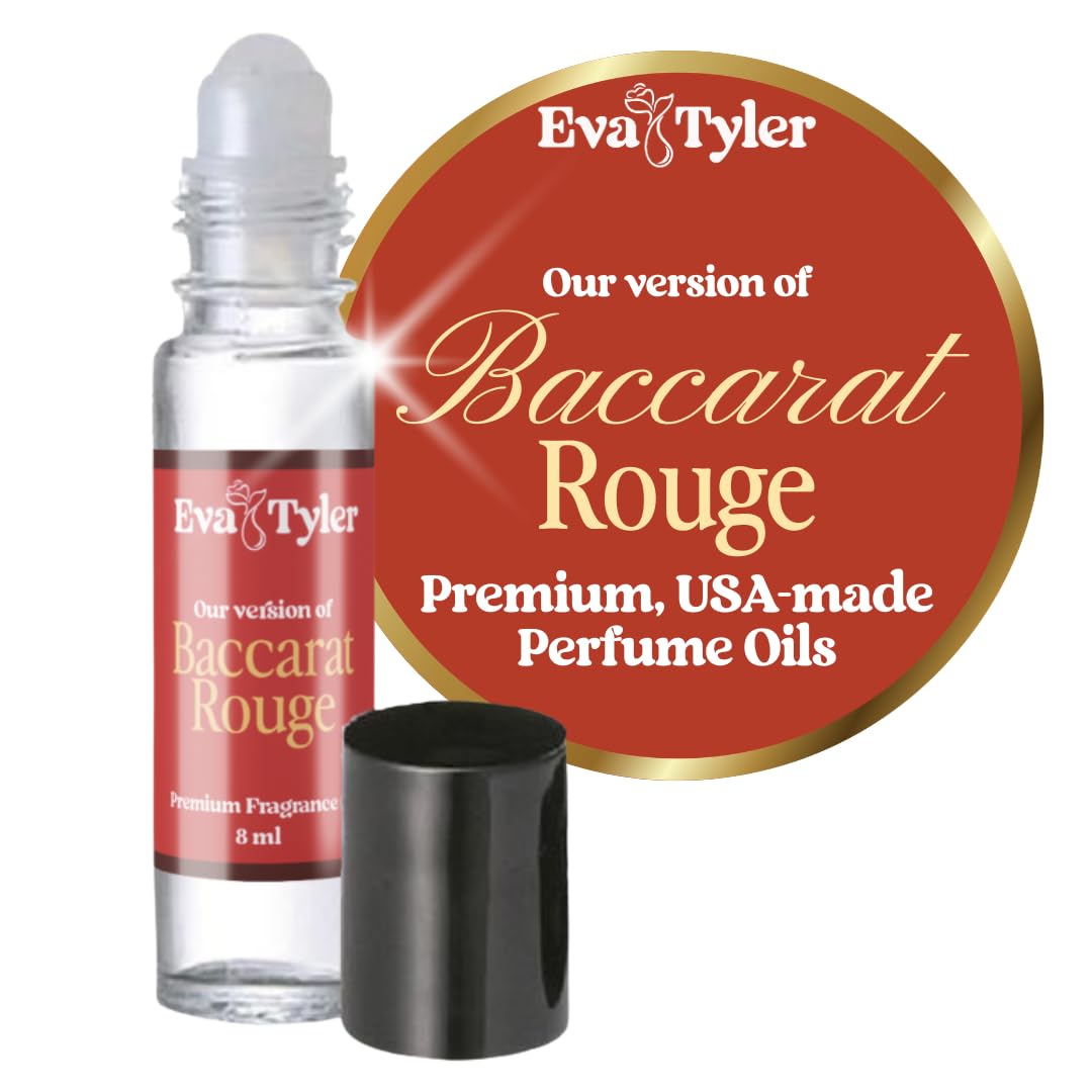 Baccarat Rouge Premium Cologne Roll on USA made Long-lasting Unisex Roll on 8ml