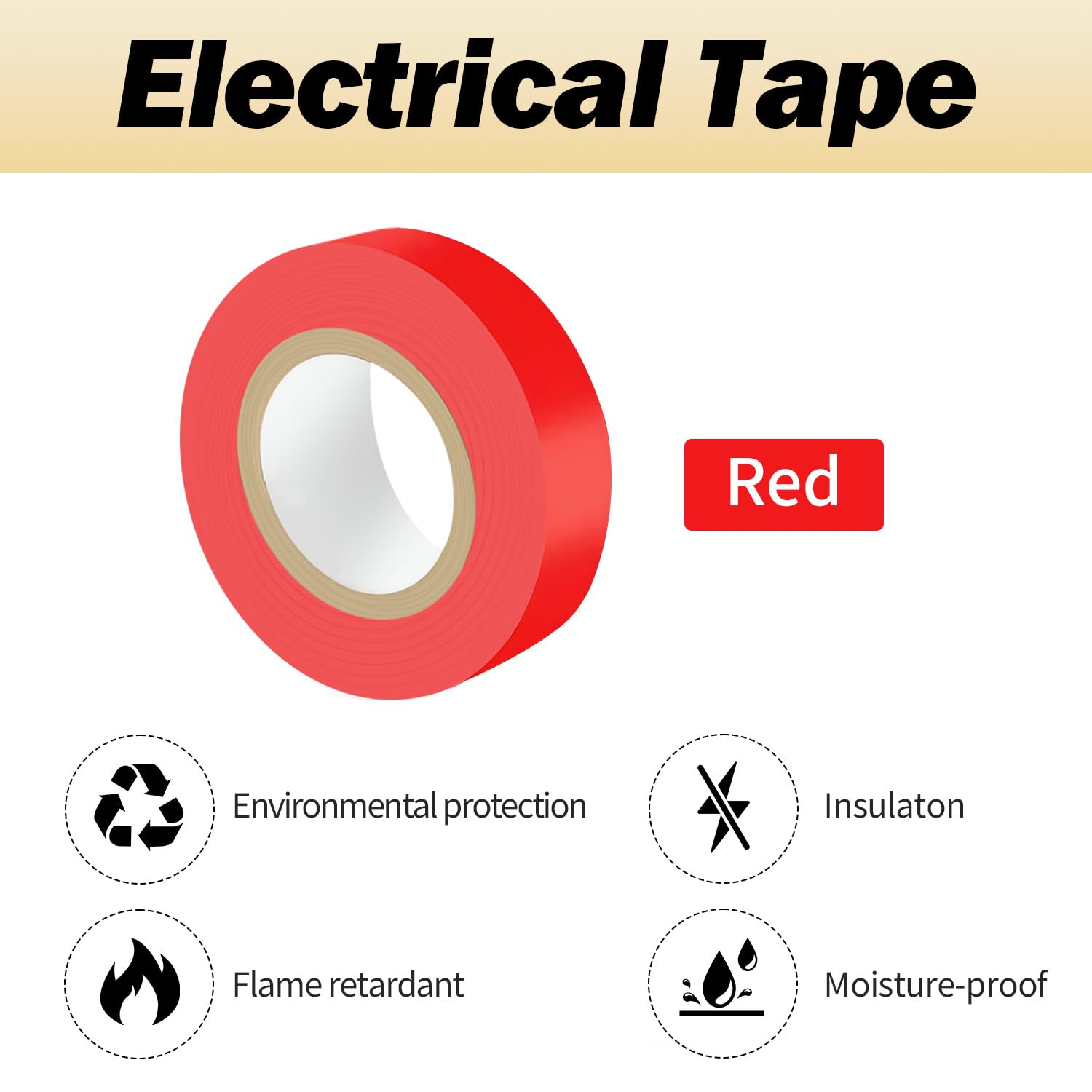 Duccinp Red Electrical Tape - Image 4