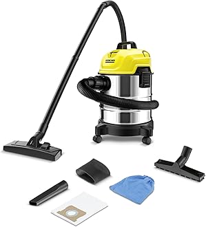 Techd Karchar Multi-purpose Vacuum cleaner WD1S CLASSIC 18L, Stainless steel material - 1500 W