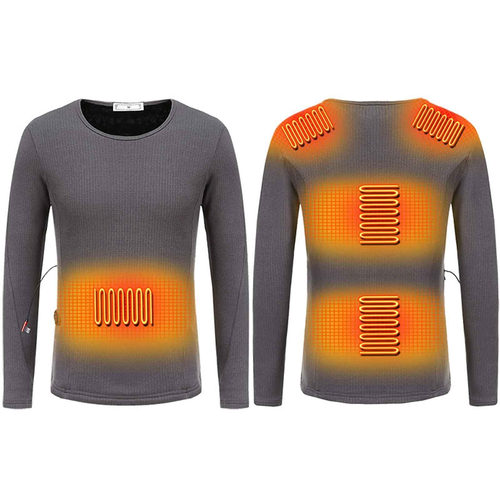 Ensemble sous-vêtement chauffant régulation thermique 3 vitesses thermique électrique lavable
