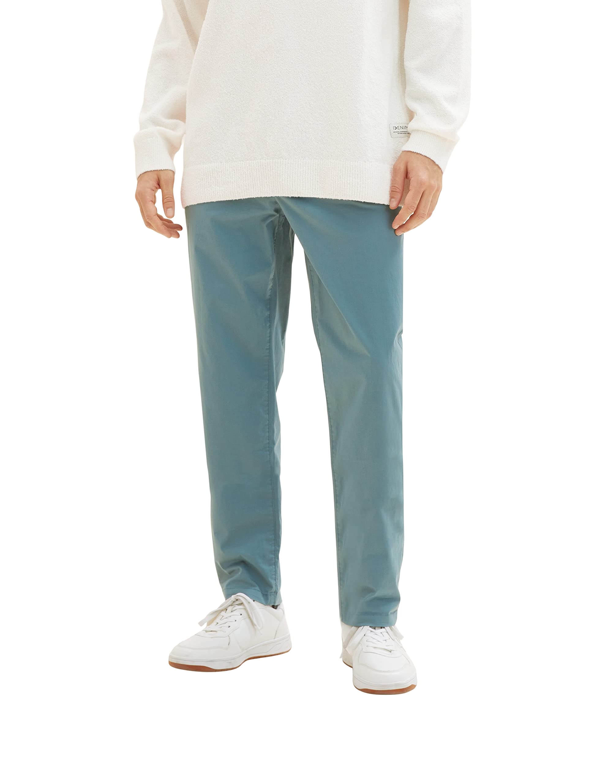 TOM TAILOR Men's Relaxed Tapered Chino Trousers