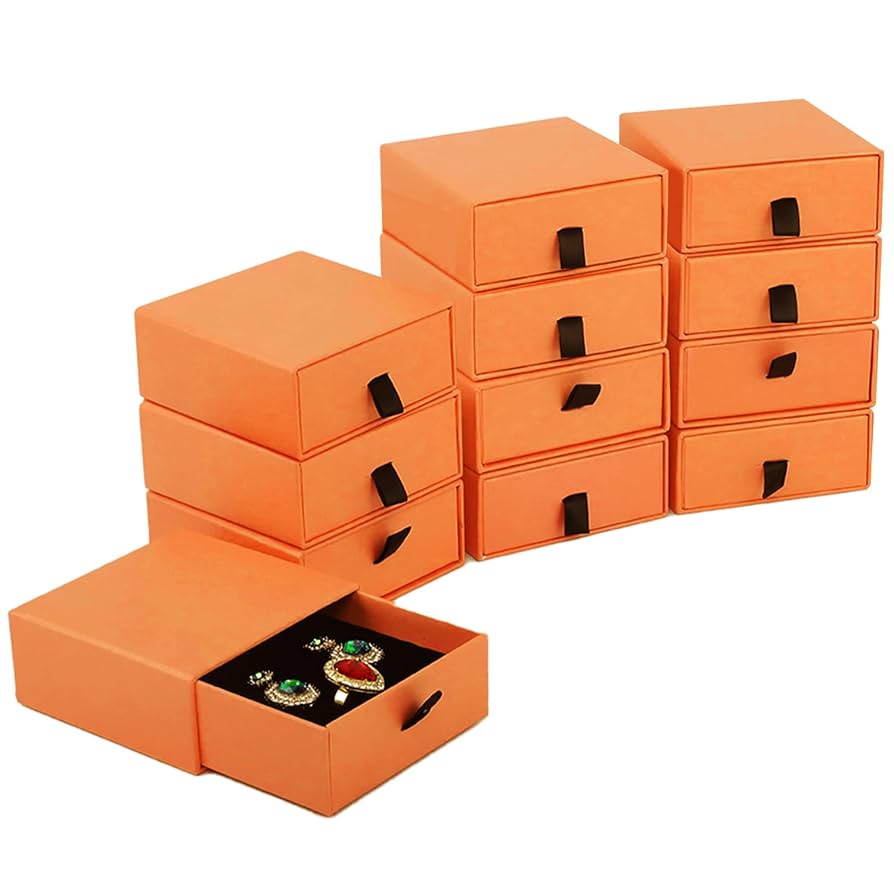 Amazon.com: Nsmykhg Jewelry Gift Box Velvet-Lined,12 Pack