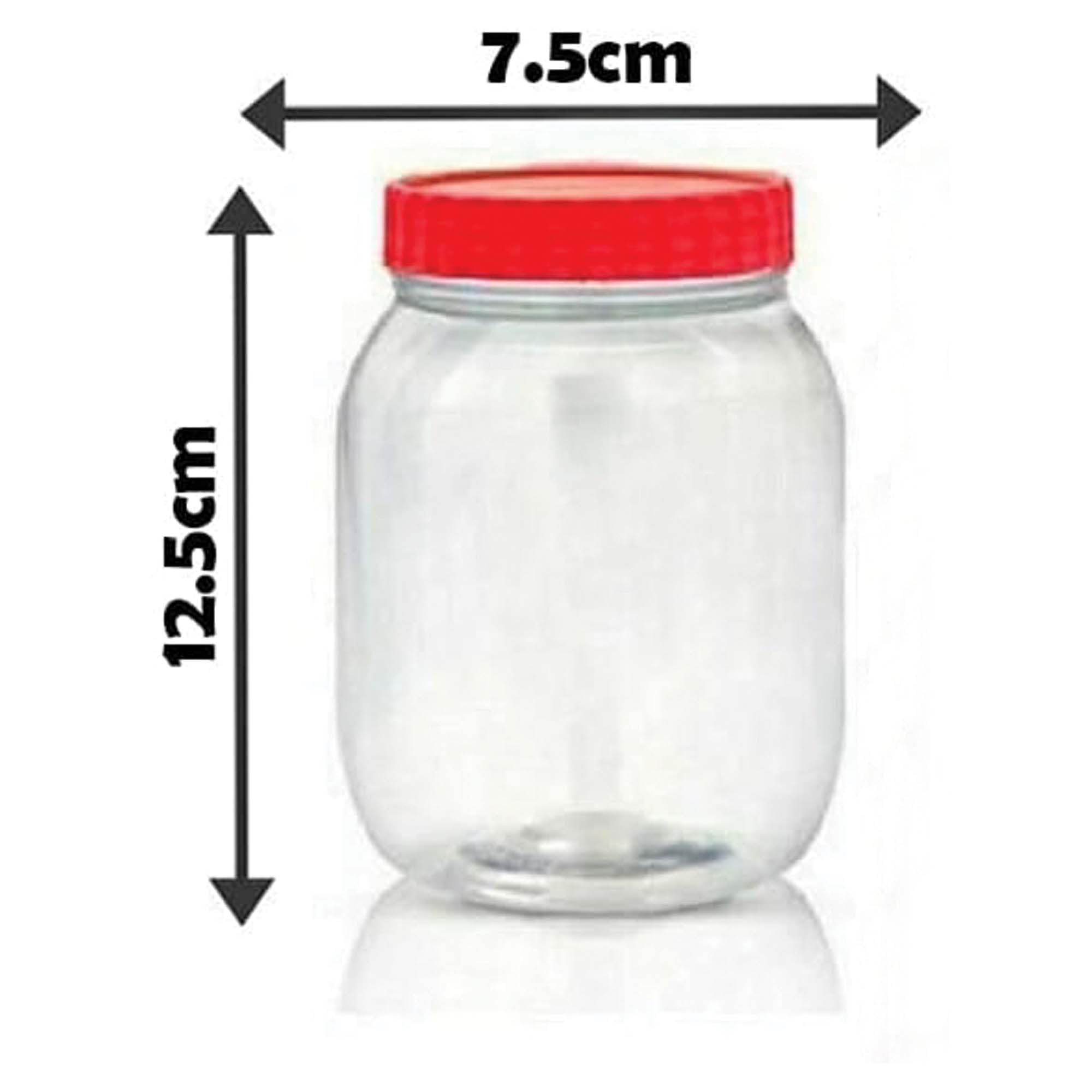 CENNET 3000 ml Plastic Opbergpot Rond Met Schroefdeksel