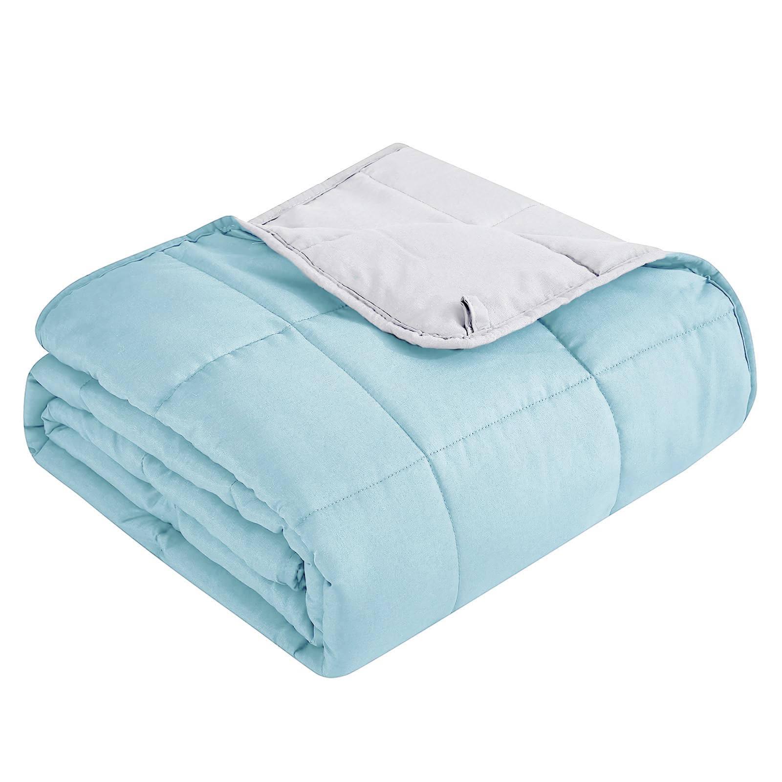 Topcee Weighted Blanket for Adults (15lbs 48"x72"), Minky Dots Heavy Blanket for Woman, Man Sleeping, Soft, Cozy and Cooling Weighted Throw Blankets, Machine Washable, Grey