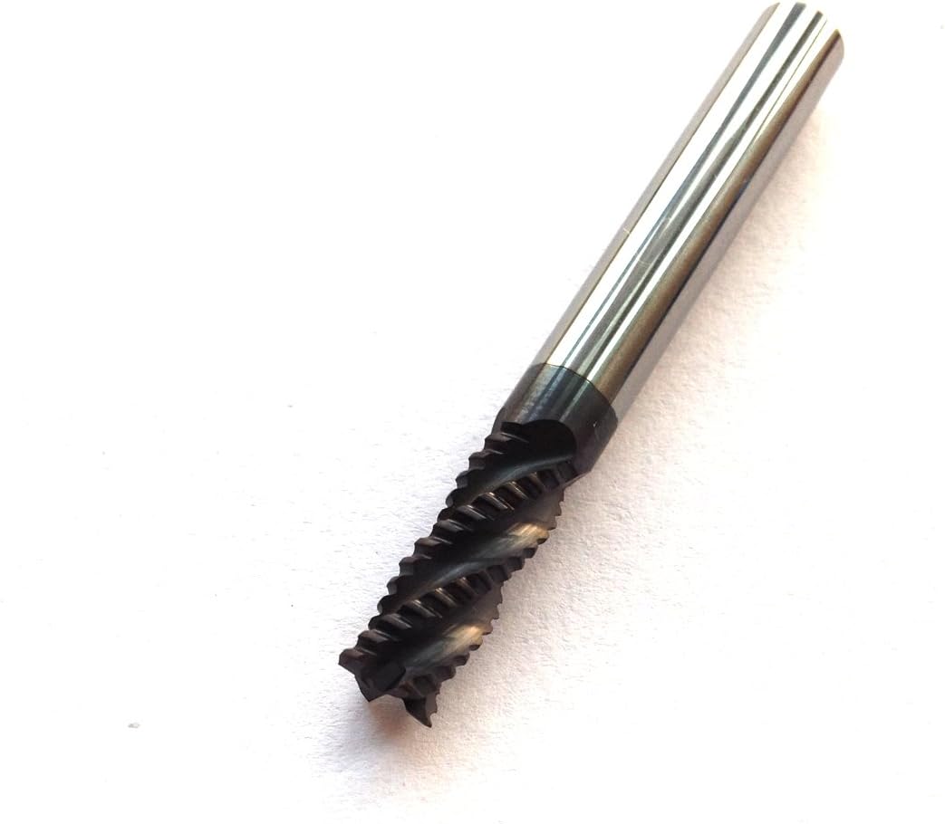 6mm Diameter 4 Flutes Carbide Roughing End Mills HRC60 D615D650L