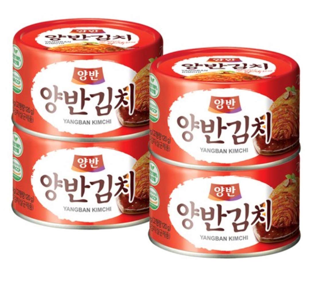 Dongwon Yangban Kimchi Can Korean Kimchi (160g x 4ea)