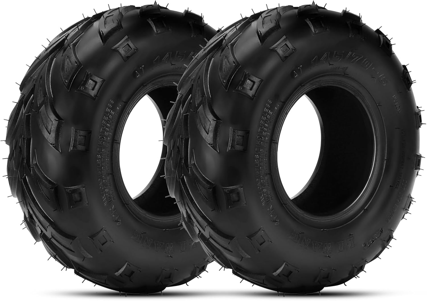 HIAORS 145/70-6 145 70-6 Tire Tubeless Compatible with Coleman CC100X CT100U Baja Dirt Bug Doodle Bug DB30 Motovox MBX10 MBX11 MBX12 Monster Moto MMB80 Mini Bike Kazuma 110cc ATV Quad Go Kart (2 Pack) HIAORS 145/70-6 145 70-6 Tire Tubeless Compatible with Coleman CC100X CT100U Baja Dirt Bug Doodle Bug DB30 Motovox MBX10 MBX11 MBX12 Monster Moto MMB80 Mini Bike Kazuma 110cc ATV Quad Go Kart (2 Pack)