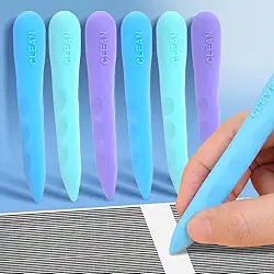 Kawaii, borrachas longas, cores macaron, borracha de precisão para arte detalhada e materiais de desenho profissional