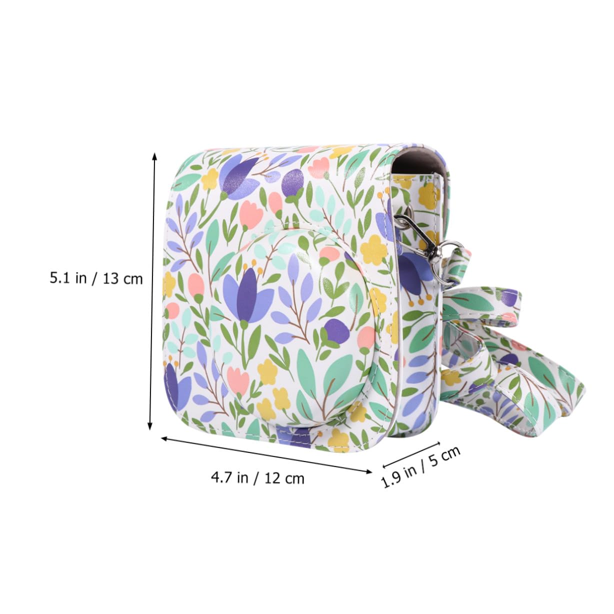 jojofuny Custodia Protettiva Regolabile Da Viaggio In Pelle Pu Per Borsa Per Fotocamera Istantanea Da 3 Pezzi