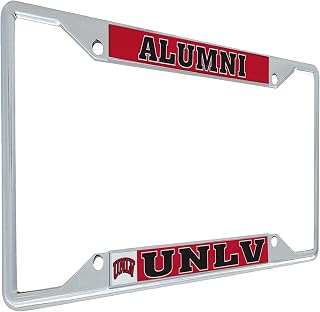 Desert Cactus University of Nevada Las Vegas Car Accessories Metal License Plate Frame and Tag Holder for Front or Rear of Car (Alumni)