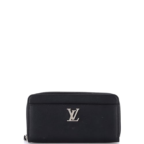 Louis Vuitton, Pre-Loved Zippy Lockme Wallet Leather, Black