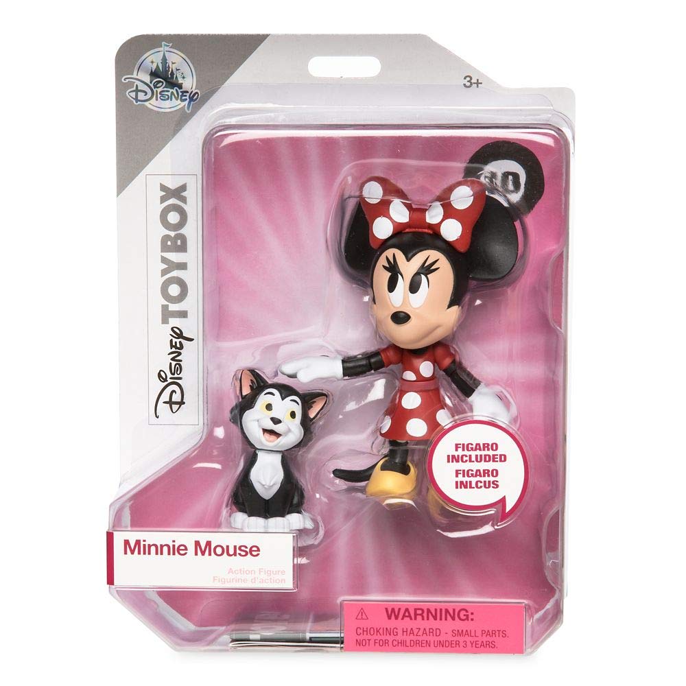 Disney Minnie Mouse and Figaro Action Figure Set Toybox