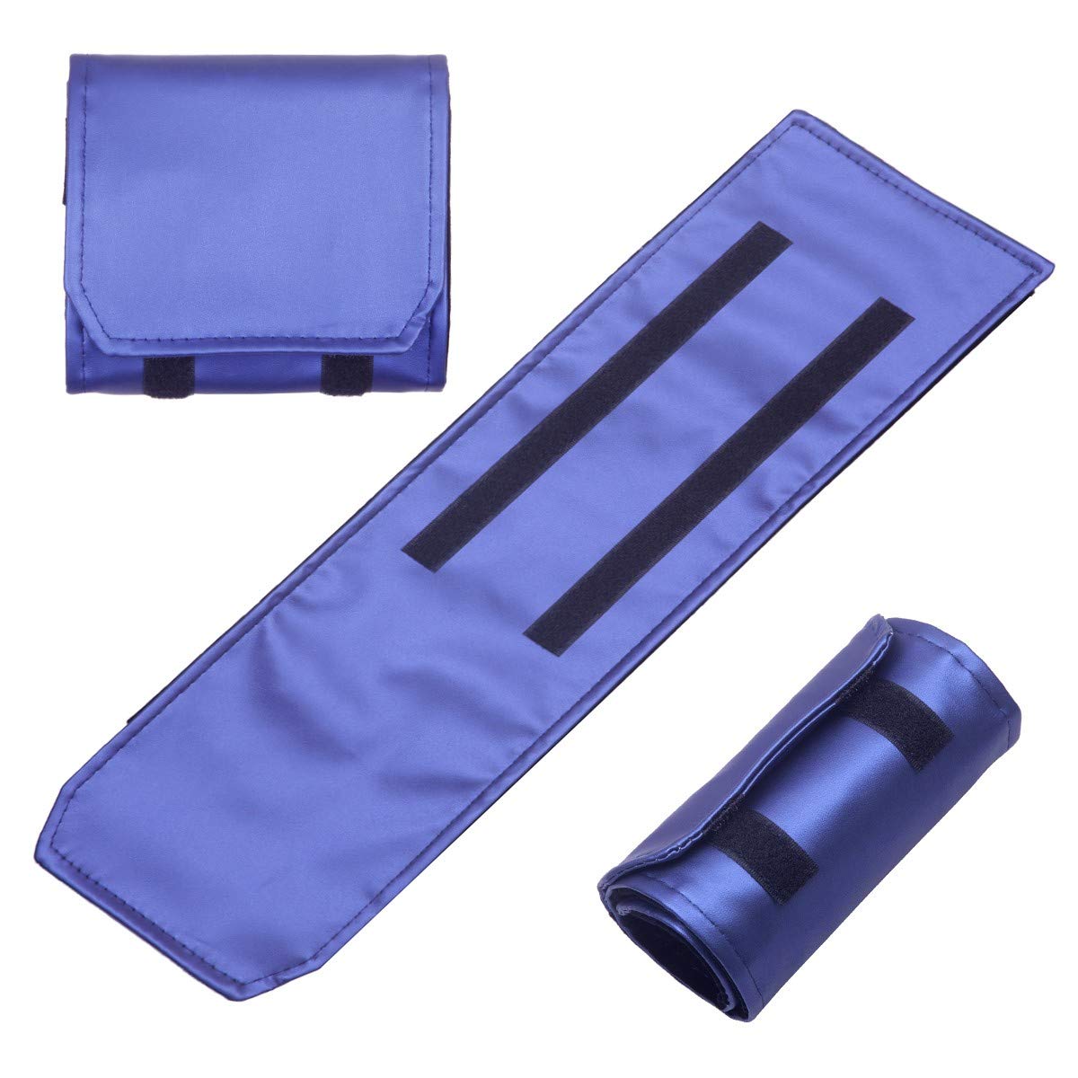 KYEYGWO Pochette Rouleau à Bijoux pour Voyage, Organisateur de Bijoux en PU Cuir pour Rangement de Bracelet Collier Bague