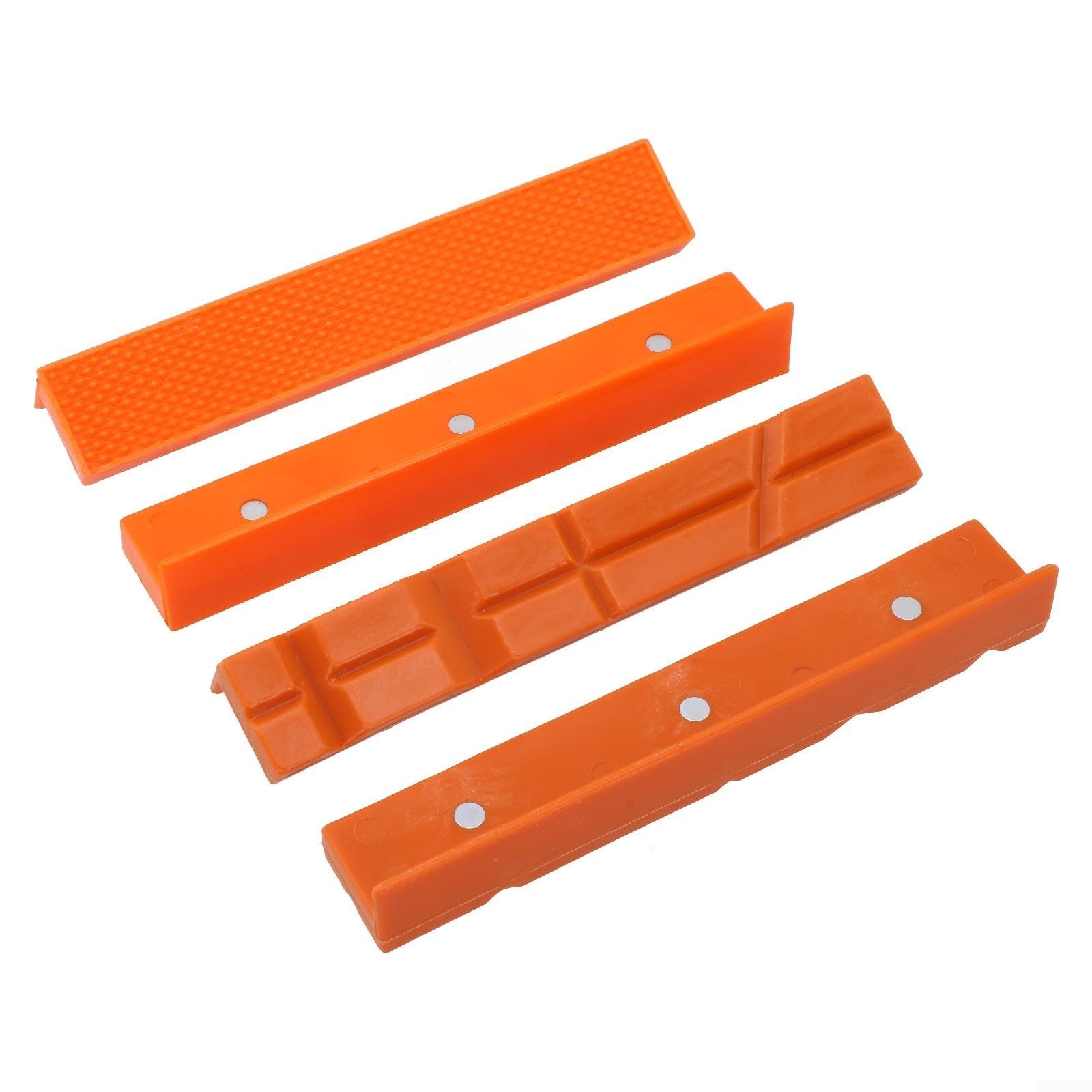 Mâchoires magnétiques de qualité professionnelle pour maintenir efficacement les matériaux délicats en place (15,2 cm, orange)