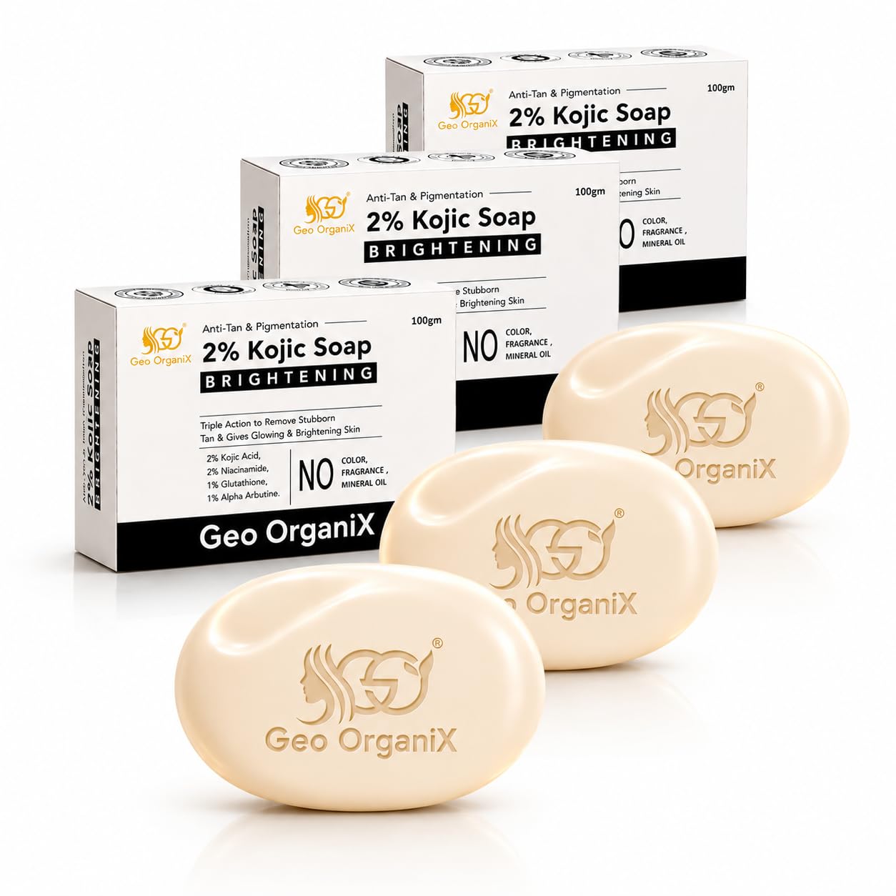 2% Kojic Acid Detan Soap 100g | Pigmentation & Tan Removal Soap for Men & Women | With Niacinamide, Glutathione & Alpha Arbutin | Skin Brightening & Dark Spot Removal Bar (Pack Of 1)-image-41