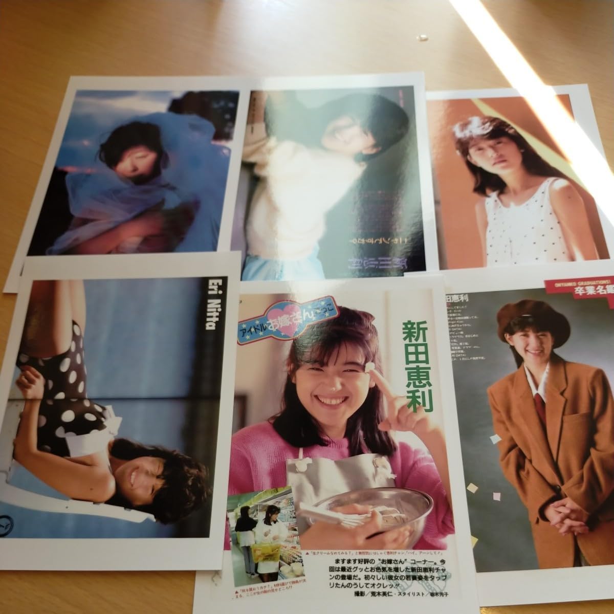 Amazon.co.jp: 新田恵利/#おニャン子クラブ/#アイドル/#L判写真#/37枚