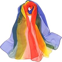 Traziewell Scarf for Women UK Large Silk Scarves Long Ladies Satin Scarfs Lightweight Neck Wraps SCFCJ2