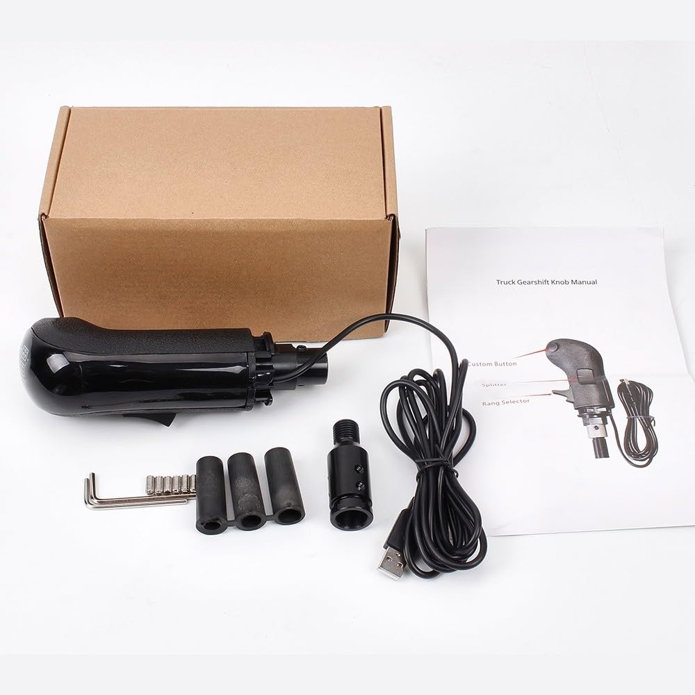 Helilyco Pomello del cambio USB per Logitech G25 G27 G29 G920 G923 e Thrustmaster TH8A, compatibile con ETS2 e ATS Games