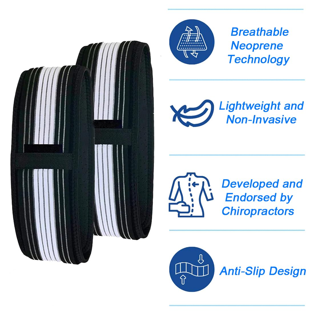 Cinturón Sacroilíaco,Alivian el Dolor Ciático,Pélvico,Lumbar y de las Piernas,Posture Cinturón de Cadera Sacroilíaca para Unisex,para Hernias Discales,Embarazo,Dolor de Espalda en las Articulaciones