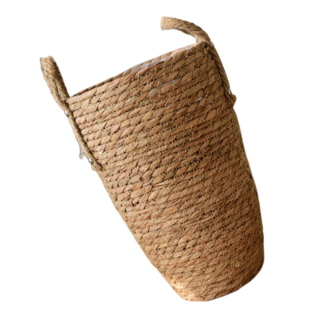 Handgefertigter Geflochtener Pflanzenbehälter Rattan Eleganter Blumentopf Für Moderne Wohnräume Für Blumen Und Pflanzen Wohnzimmer Küche Garten Und