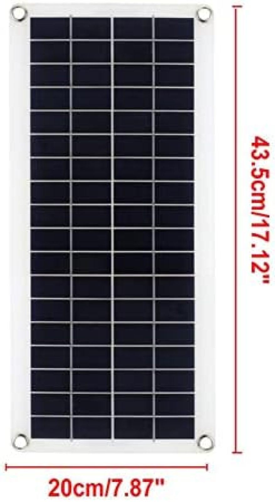 Kit Pannello Solare 50W 12V Kit Pannello Solare Mono Fotovoltaico Policristallino Completo 12V USB Con Controller 60A Celle Solari Per Auto Yacht Camper Barca Cellulare Caricabatterie